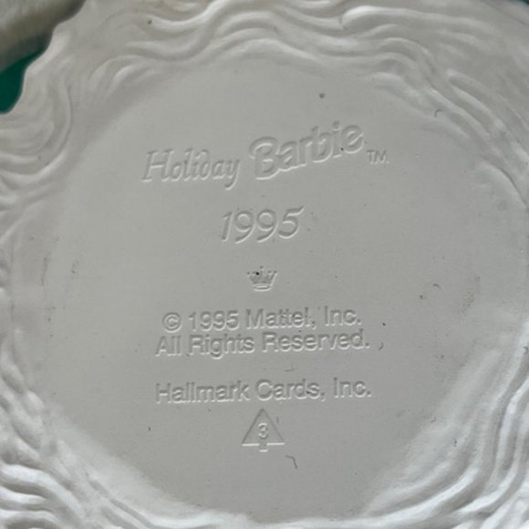 VTG 1995 Holiday Barbie Keepsake Christmas Tree Ornament Handcrafted - Picture 10 of 10